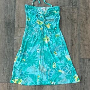 Guess Aqua Floral Sundress